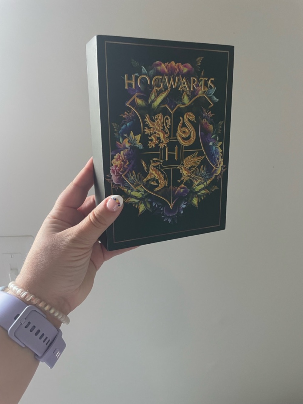 Hogwarts Crest Decorative Wall Art - Black and Gold